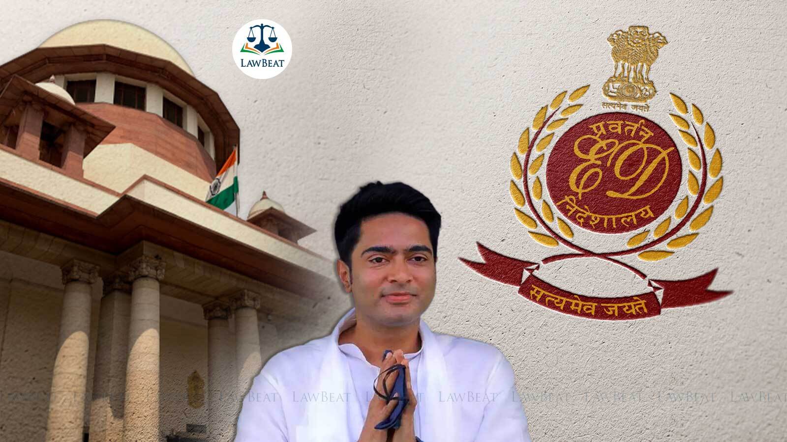 ED expresses apprehension before Top Court on interrogating TMC leader Abhishek Banerjee at Kolkata ED expresses apprehension before Top Court on interrogating TMC leader Abhishek Banerjee at Kolkata
